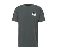 Iriedaily Herren T-Shirt Slowpresso Tee Bio-Baumwolle Regular Fit Dark Jungle Größe M