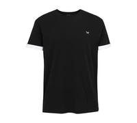 Iriedaily Turn Up Tee Schwarz/Weiß S