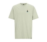 Iriedaily Herren T-Shirt What The Duck Tee 100% Bio-Baumwolle Relaxed Fit Light Sage L