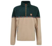 Iriedaily Troyer Monte Noe Herren Half-Zip Fleece recyceltes Material Regular Fit Hunter