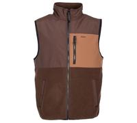 IRIEDAILY Herren Vest AUF DECK FLEECE recyceltes Material regular Fit dark coffee