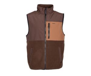IRIEDAILY Herren Vest AUF DECK FLEECE regular Fit dark coffee