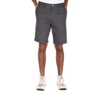 IRIEDAILY Kurze Chino Hose Herren - Golfer Chambray Short in Anthra Melange, W28