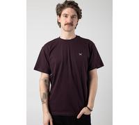 IRIEDAILY T-Shirt Mini Flag Relaxed, Bio-Baumwolle, aubergine, L