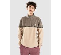 Iriedaily Monte Noe Troyer Half-Zip Fleece Pullover smokey olive Herren Gr. M