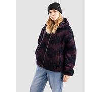 Iriedaily Pat Teddy Jacke navy red Damen Gr. M