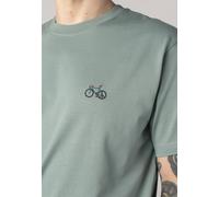 Iriedaily - Peaceride Emb Dark Slate - T-Shirt - Grau - S - 100% Bio-Baumwolle Grau S