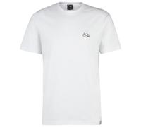 IRIEDAILY Herren T-Shirt aus Bio-Baumwolle - Peaceride Emb Tee in White, M
