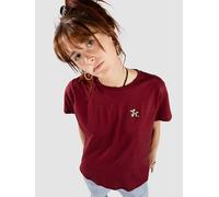 Iriedaily Puffy Dog T-Shirt bordeaux Damen Gr. L