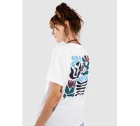 Iriedaily Square Flowers T-Shirt white Damen Gr. XS