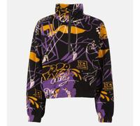 Iriedaily W´ Arkta Teddy Troyer Fleece - Black Purple - S