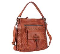 Harbour 2nd Urban Poets Iris-Up Schultertasche Leder 33 cm braun