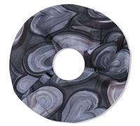 irisaa Damen Schal, Loop Schlauchschal leichter mit Herz Muster, Halstuch Rundschal Loopschal für Frühling Herbst Ganzjährig, Schals Farbe 2019:grau