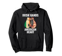 Irish Hands American Heart Boxhandschuhe St. Patrick's Day Pullover Hoodie