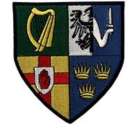 Irland Provinzen Schild Irische Wappen Flagge Bestickter Aufnäher zum Aufbügeln/Annähen
