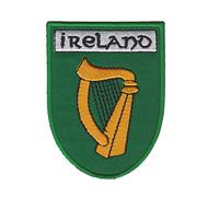 Irland-Wappen-Aufnäher, bestickt, zum Aufbügeln, Souvenir-Zubehör