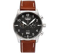 Iron Annie d-aqui Herren Uhr analog Schweizer Quarzwerk mit Leder Armband 5686-2
