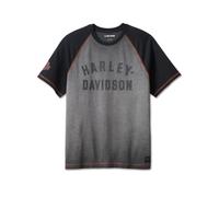 Iron Bond Raglan Herren T-Shirt, S S grau schwarz