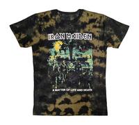 Iron Maiden A Matter of Life and Death Dye Wash T Shirt L