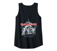 Iron Maiden Aces High Tank Top, Damen, Schwarz, M
