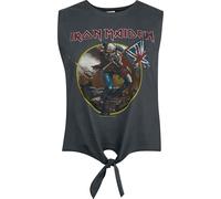 Iron Maiden Amplified Collection - Trooper Top charcoal in XL