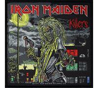 IRON MAIDEN Aufnäher KILLERS Patch gewebt 10 x 10 cm