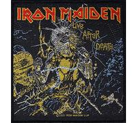 IRON MAIDEN Aufnäher LIVE AFTER DEATH Patch gewebt 10 x 10 cm
