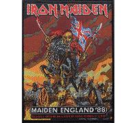 IRON MAIDEN Aufnäher MAIDEN ENGLAND ´88 Patch gewebt 8 x 10 cm