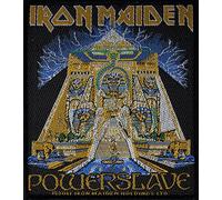 IRON MAIDEN Aufnäher POWERSLAVE Patch gewebt 9 x 10 cm