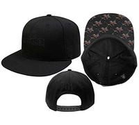 Iron Maiden Baseball Cap Band Logo Trooper Brim Nue offiziell Schwarz Snapback One Size