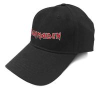 Iron Maiden Baseball Cap Classic Band Logo Trooper Nue offiziell Schwarz