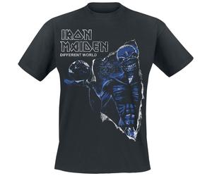 Iron Maiden Different World Reversed T-Shirt schwarz in S