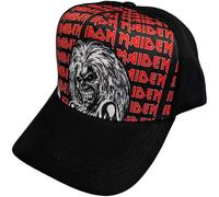 Iron Maiden Baseball-Cap Eddie Logo Repeat – offiziell lizenziert – Einheitsgröße