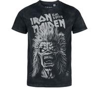 Iron Maiden Eddie Portrait T-Shirt anthrazit in M