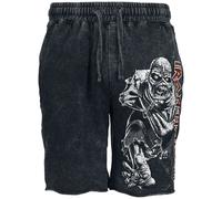 Iron Maiden Eddie Short grau in M