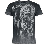 Iron Maiden Eddie T-Shirt grau in S