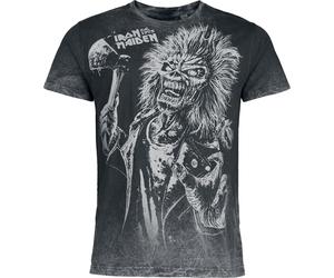 Iron Maiden Eddie T-Shirt grau in S