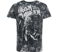 Iron Maiden Eddie T-Shirt schwarz grau in XL