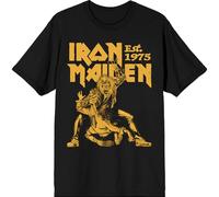 Iron Maiden Est 1975 Claw Gelb Graphic T Shirt XL