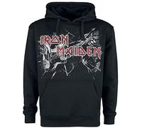Iron Maiden Fear Live Flames Männer Kapuzenpullover schwarz S