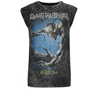Iron Maiden Fear of The Dark Männer Tank-Top grau M 100% Baumwolle Band-Merch, Bands