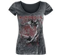 Iron Maiden Fear of The Dark Vintage Frauen T-Shirt schwarz/Used Look 3XL