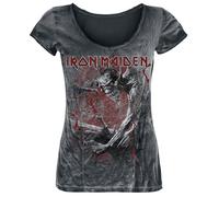 Iron Maiden Fear of The Dark Vintage Frauen T-Shirt schwarz/Used look S