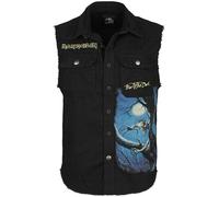 Brandit Iron Maiden Vintage Sleeveless FOTD Shirt in Gr. 3XL in Schwarz