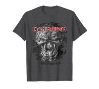 Iron Maiden Final Frontier Eddie Vintage T-Shirt, Herren, Anthrazit Meliert, XL