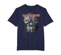 Iron Maiden Final Frontier Eddie Vintage T-Shirt, Herren Große Größen, Marineblau, 3X Tall