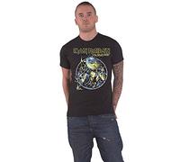 Iron Maiden - Iron Maiden T Shirt Live After Death Band Logo Nue offiziell Herren Schwarz L