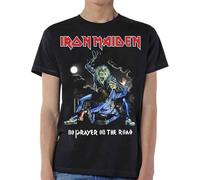 Iron Maiden - Iron Maiden T Shirt No Prayer On The Road Band Logo Nue offiziell Herren Schwarz S