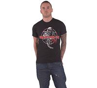 Iron Maiden - Iron Maiden T Shirt Piece of Mind Circle Band Logo Nue offiziell Herren Schwarz XL