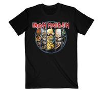 Iron Maiden Kids T Shirt Evolution Band Logo Nue offiziell Schwarz Ages 5-14 Yrs